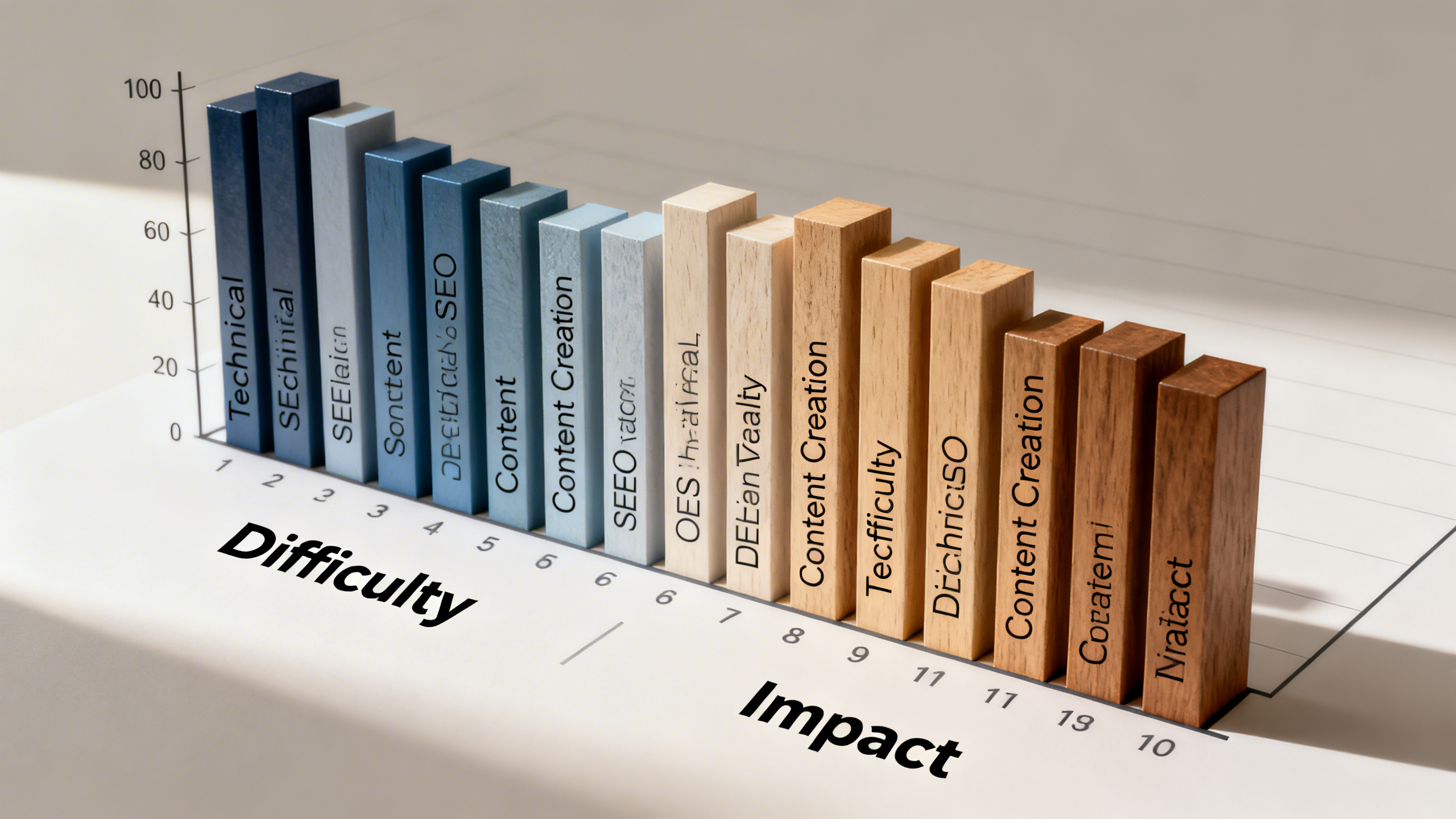 Bar chart comparing different backlink building tactics like Guest Posting, Digital PR, Resource Page Links, by effort and average DR impact.